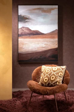 Desert schilderij 100x140cm - Bruin