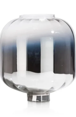 Essex glazen bol C - Antraciet