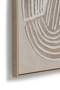 Fae schilderij 80x120cm - Cremekleurig