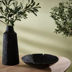 Finn schaal D39cm - Zwart