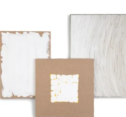 Finn schilderij 70x70cm - Naturel