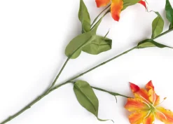 Gloriosa Spray kunstbloem H90cm - Oranje