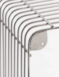 Gus set van 2 wandrekken H35-40cm - Zilver