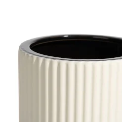 Haley vaas H24cm - Wit