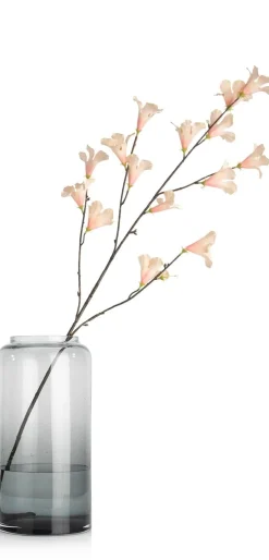 Hibiscus Branch H115cm kunstbloem - Oranje