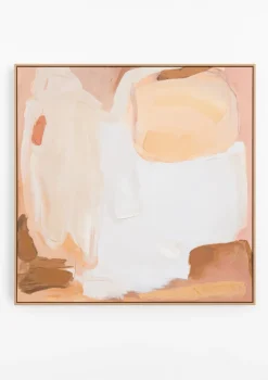 Hilde schilderij 100x100cm - Roze