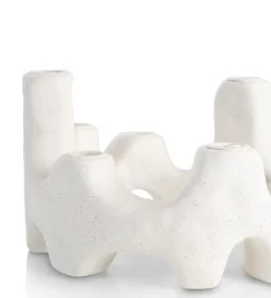 Jet kandelaar H14,5cm - Wit