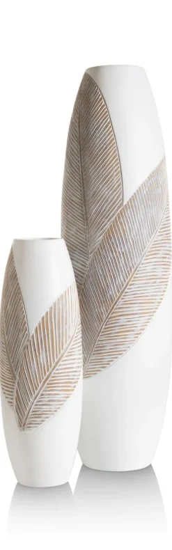 Jolie vaas H45cm - Wit