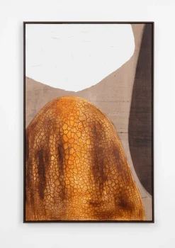 Jorn schilderij 90x140cm - Bruin