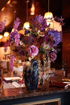 Julius vaas H45cm - Blauw