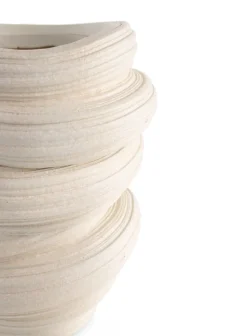 Juul vaas H32,6cm - Cremekleurig