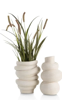 Juul vaas H32,6cm - Cremekleurig