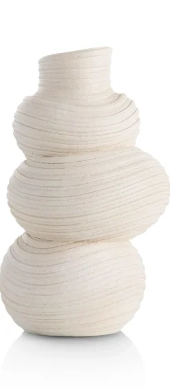 Juul vaas H36,6cm - Cremekleurig