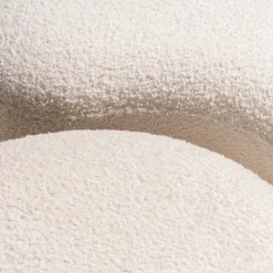 Kelly poef H45cm - Cremekleurig