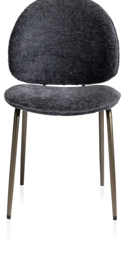 Kjel eetkamerstoel - champagne frame - Antraciet