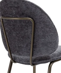 Kjel eetkamerstoel - champagne frame - Antraciet