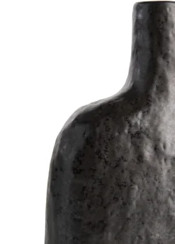 Lina vaas H21cm - Zwart