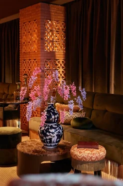 Ling vaas H61cm - Blauw