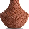 Maeve vaas H33cm - Terracotta