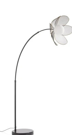 Magnolia vloerlamp H185cm 1*E14 - Zwart