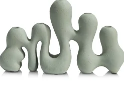 Mees kandelaar H25cm - Groen