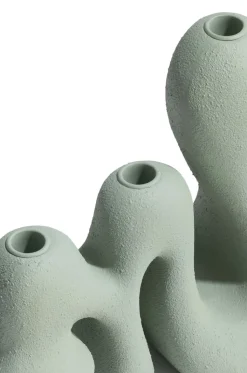 Mees kandelaar H25cm - Groen