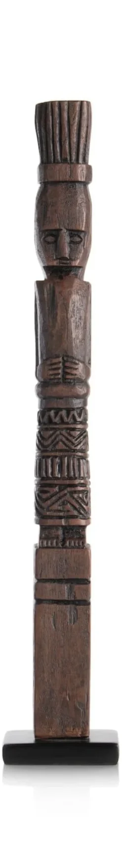 Milan beeld H62cm - Bruin