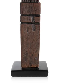 Milan beeld H62cm - Bruin