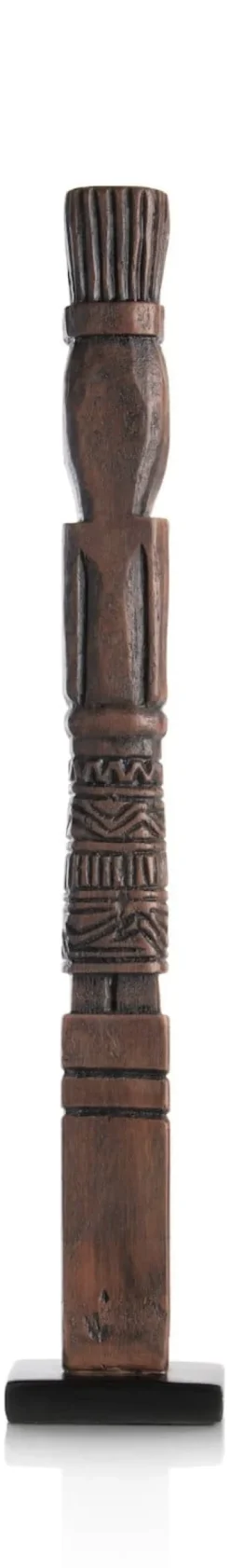 Milan beeld H62cm - Bruin