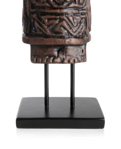 Milan beeld H67,5cm - Bruin