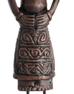 Milan beeld H67,5cm - Bruin