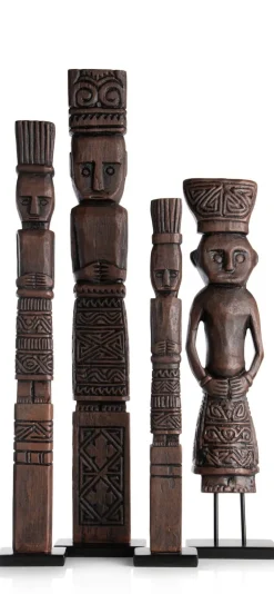 Milan beeld H86cm - Bruin