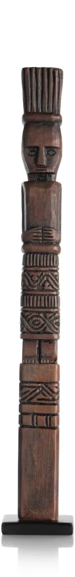 Milan beeld H75cm - Bruin