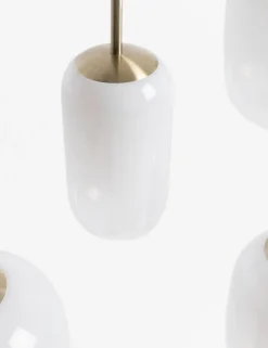 Milky hanglamp 5*E27 - Wit