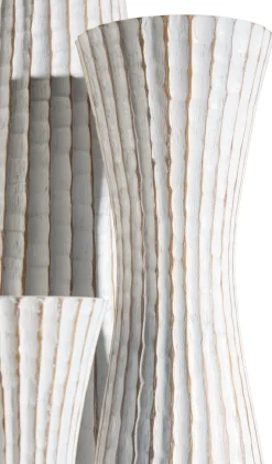 Milou vaas H85cm - Wit