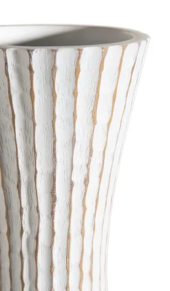 Milou vaas H64,5cm - Wit