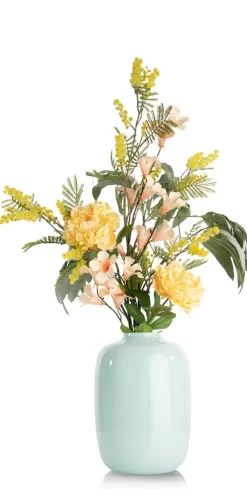 Mimosa Branch H110cm kunstbloem - Geel