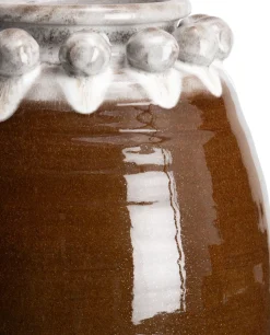 Nera vaas H31cm - Bruin