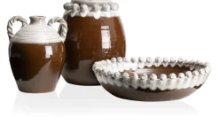 Nera vaas H31cm - Bruin