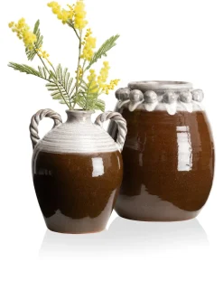 Nera vaas H26cn - Bruin