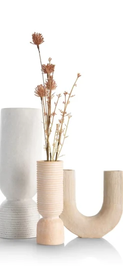 Nova vaas H30,5cm - Wit