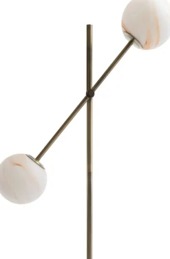 Oona vloerlamp 2*E27 - Goud