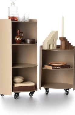 Owen bijzettafel H70cm - Taupe