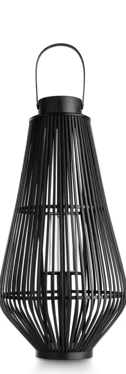 Philou windlicht H70,5cm - Zwart