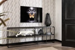 Philou windlicht H70,5cm - Zwart