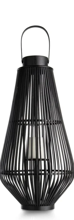 Philou windlicht H70,5cm - Zwart