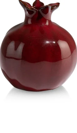 Pomegranate kandelaar H12cm - Bordeaux