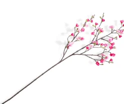 Qunince Spray H97cm kunstbloem - Roze