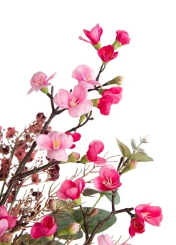 Qunince Spray H97cm kunstbloem - Roze