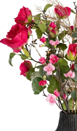 Qunince Spray H97cm kunstbloem - Roze